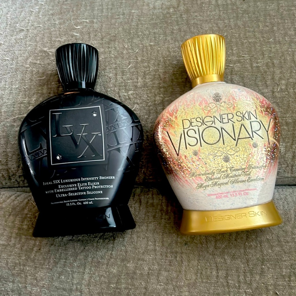 LVX BRONZER & Designer Skin Visionary Intensifier Sun Bed Lotion